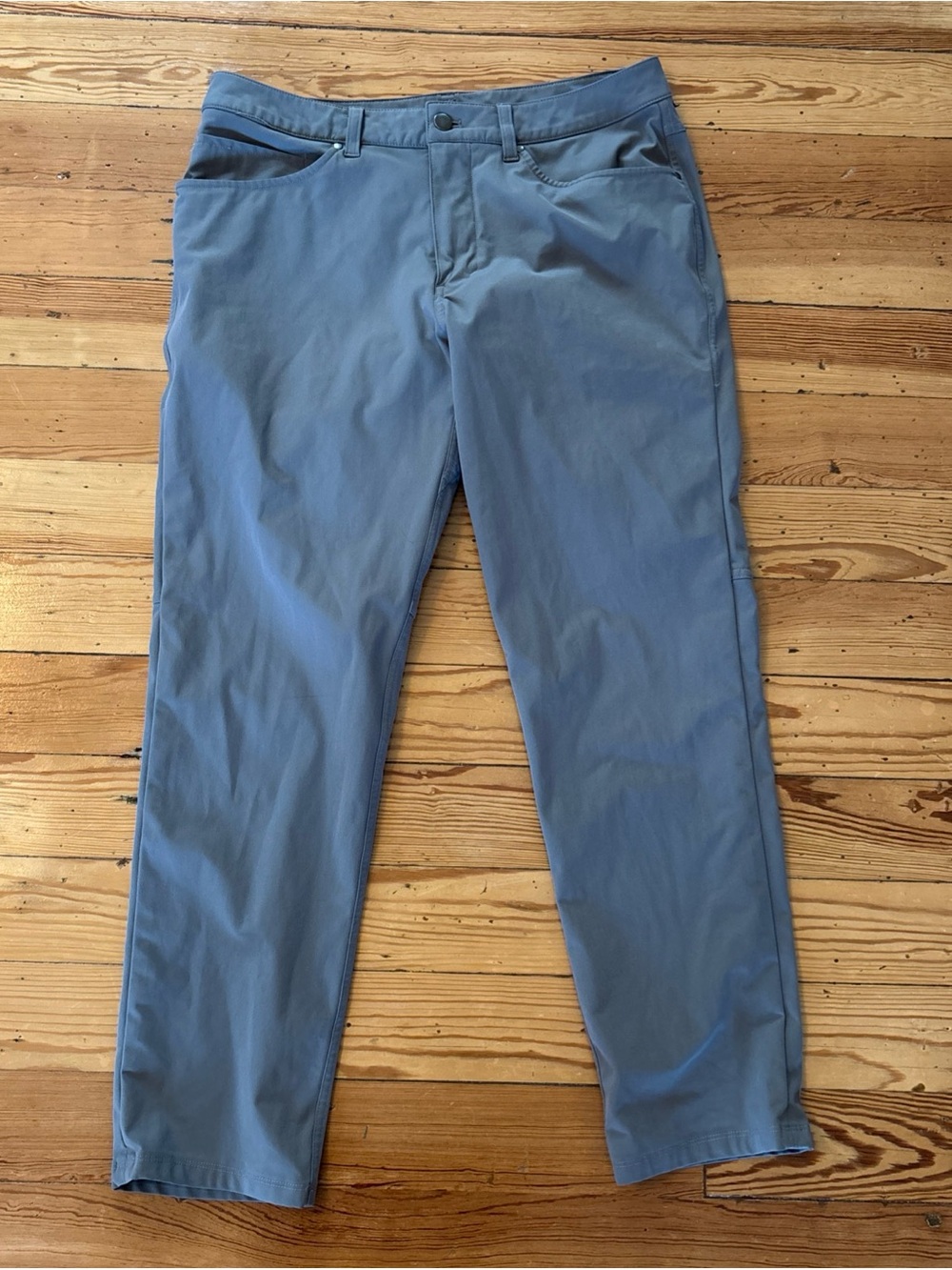 Lululemon ABC Slim-Fit 5-Pocket Pant 32x30  Warpstreme Fabric Asphalt Grey